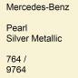 Preview: Mercedes-Benz, Pearl Silver Metallic, 764 / 9764.